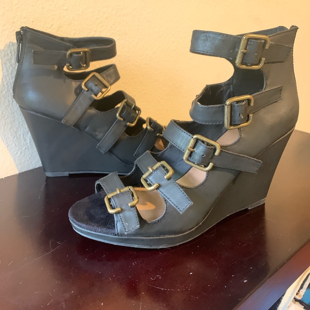 Gladiator wedge sandals